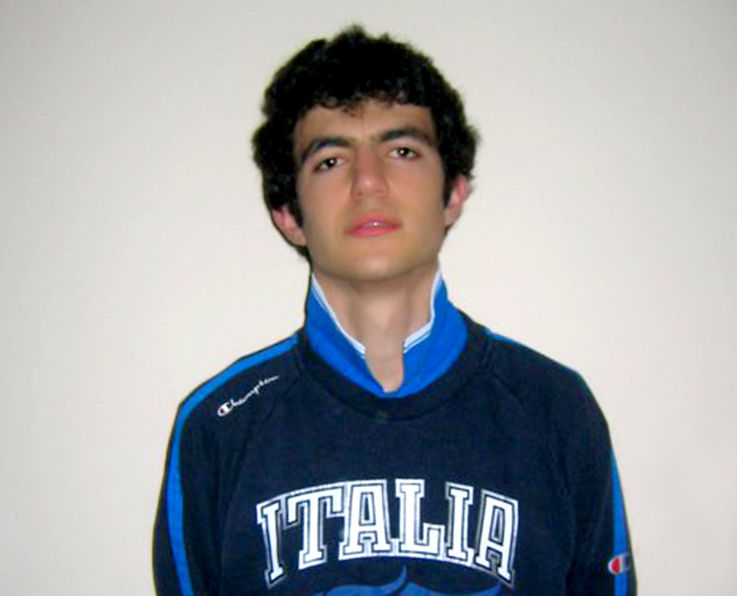 Marco Salari in nazionale under 16 di basket, a Giulianova