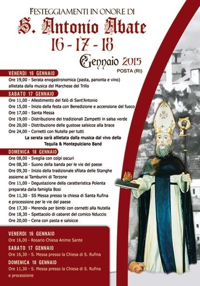 POSTA, FESTA S. ANTONIO ABATE