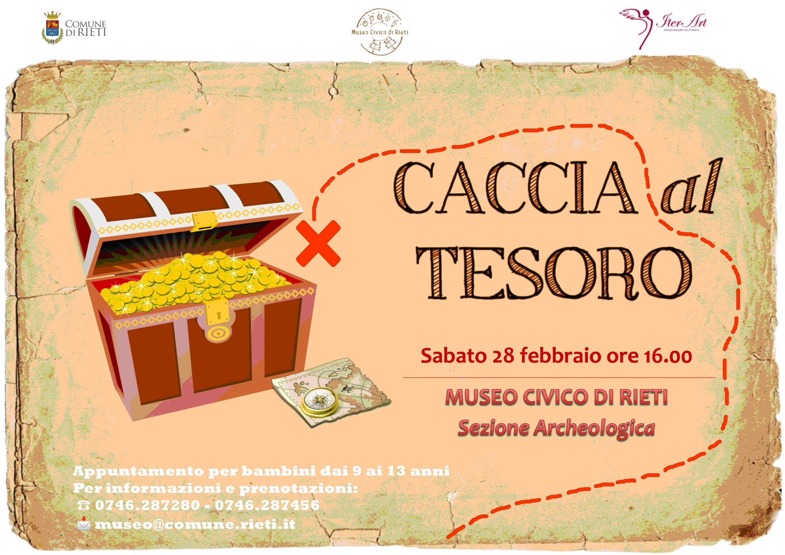 MUSEO RIETI, CACCIA AL TESORO