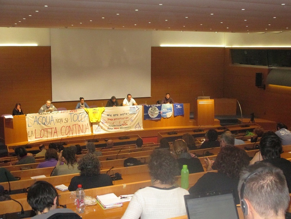 A BRUXELLES CON L’EUROPEAN WATER MOVEMENT