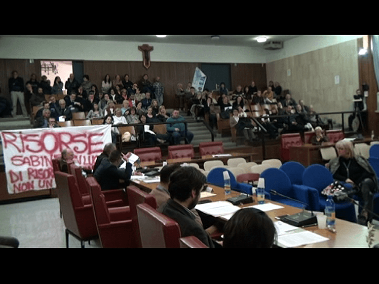 SERVIZIO TG – VERTENZA RISORSE SABINE