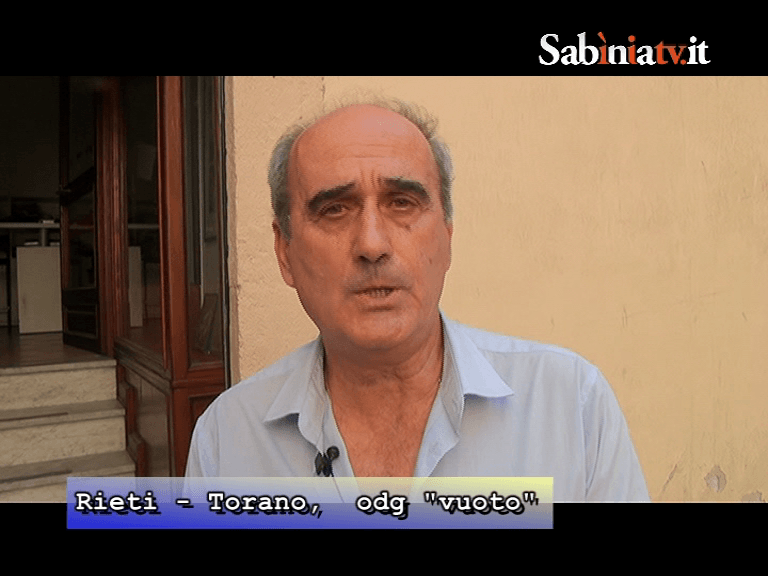 Rieti Torano, odg vuoto