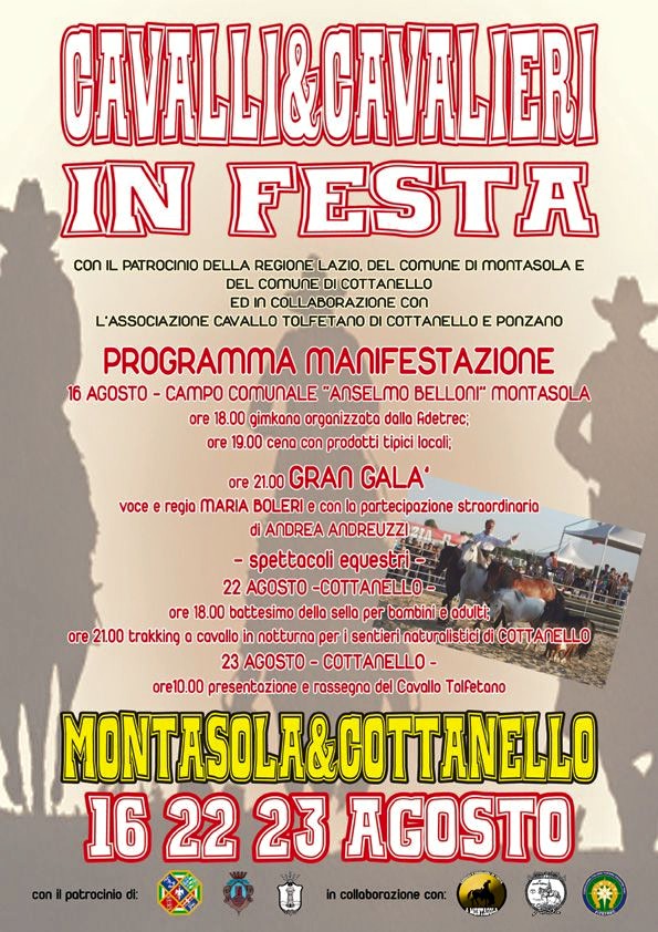 MONTASOLA, CAVALLI E CAVALIERI IN FESTA