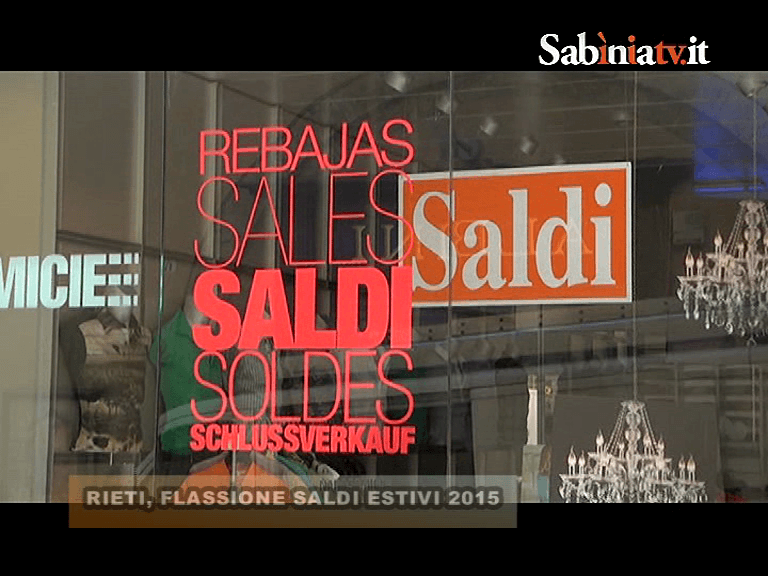 RIETI, FLASSIONE SALDI ESTIVI 2015