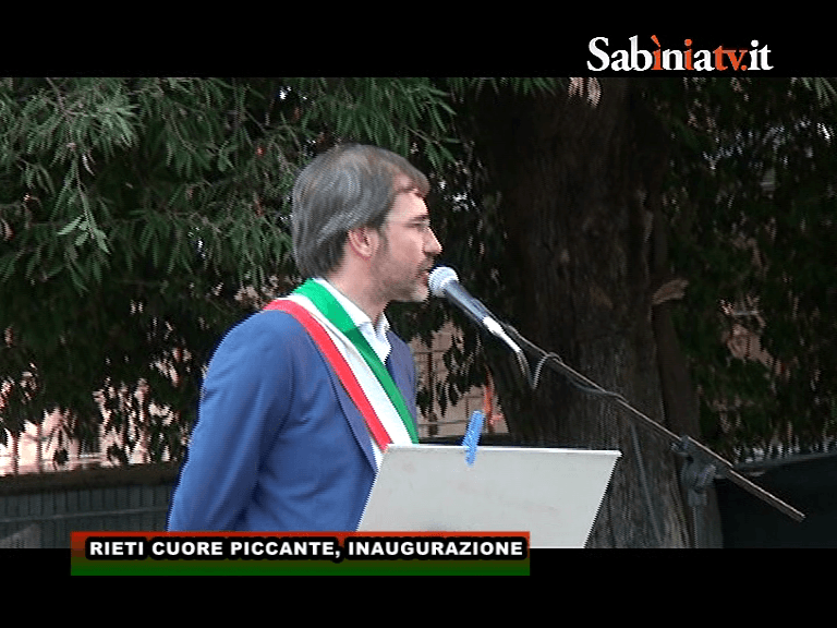 RIETI CUORE PICCANTE, INAUGURAZIONE