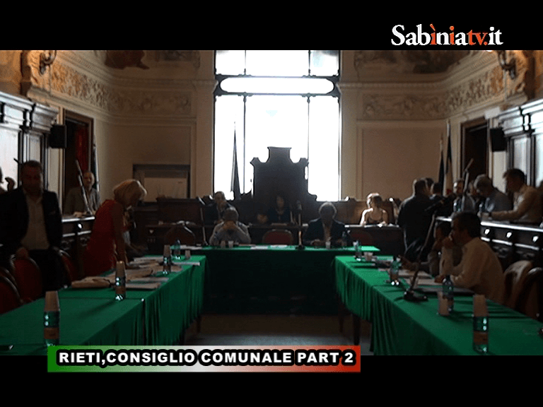 RIETI,CONSIGLIO COMUNALE PART 2