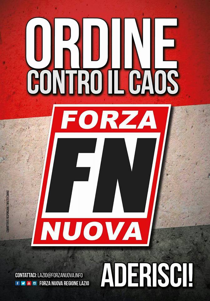 ALBERGO DIFFUSO A COLLEGIOVE, LA PROTESTA DI FORZA NUOVA