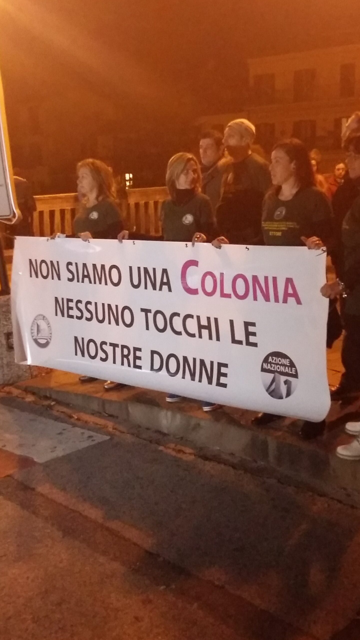 AREA RIETI “L’ITALIA NON E’ UNA COLONIA, NESSUNO TOCCHI LE NOSTRE DONNE”