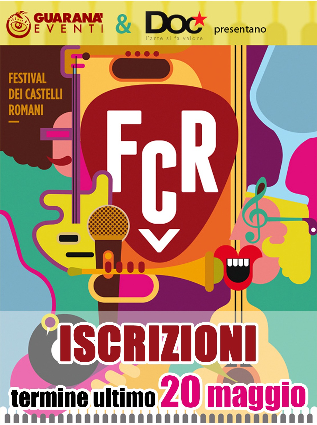 FESTIVAL DEI CASTELLI ROMANI 2017 – ISCRIZIONI APERTE FINO AL 20 MAGGIO