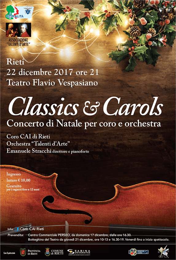 CORO CAI E ORCHESTRA TALENTI, VENERDI’ MUSICA CLASSICA AL FLAVIO