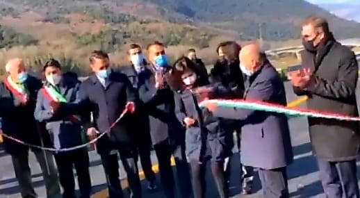 INAUGURATI 3 KM DELLA DIRETTRICE TERNI-RIETI