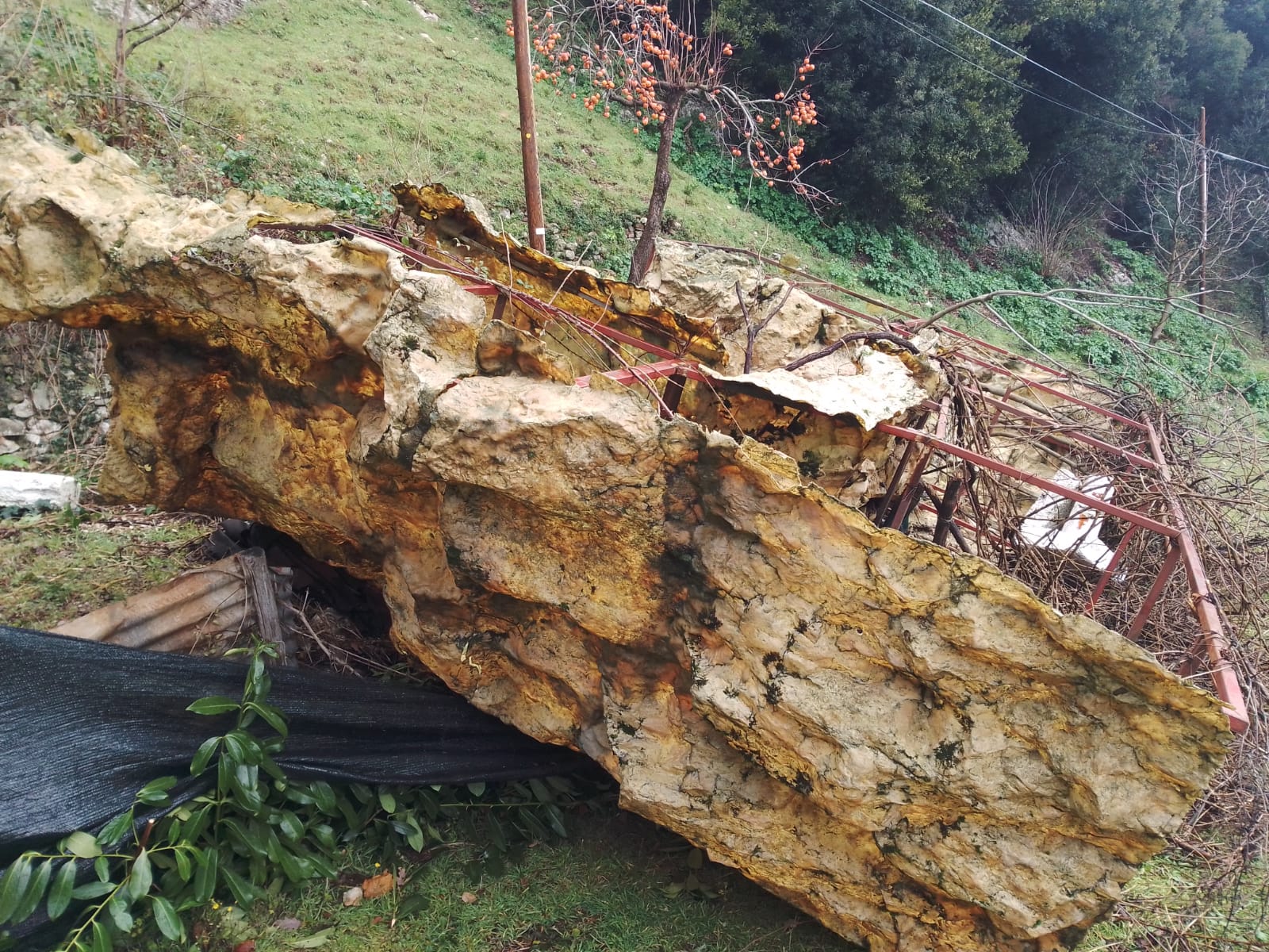 Emergenza Maltempo, Distrutta la grotta del presepe di Greccio