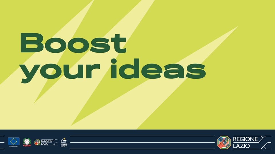Regione Lazio, al via la seconda call di Boost Your Ideas