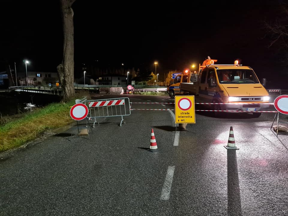 EMERGENZA MALTEMPO: CHIUSO IL PONTE TURANO SULLA SP 45