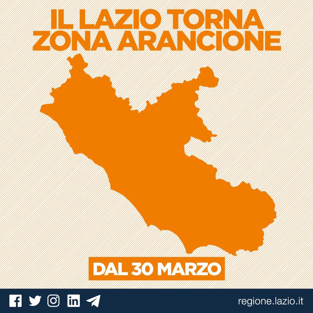 ZINGARETTI, LAZIO ARANCIONE: “UN RISULTATO DI TUTTA LA COMUNITA'”