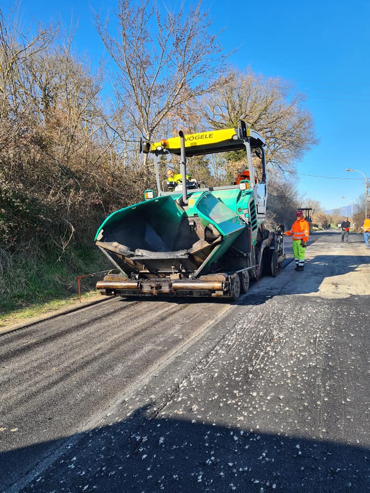 LEONESSA: INIZIATI I LAVORI DI RIFACIMENTO DEL MANTO STRADALE SULLA SP11b ALBANETO-VINDOLI