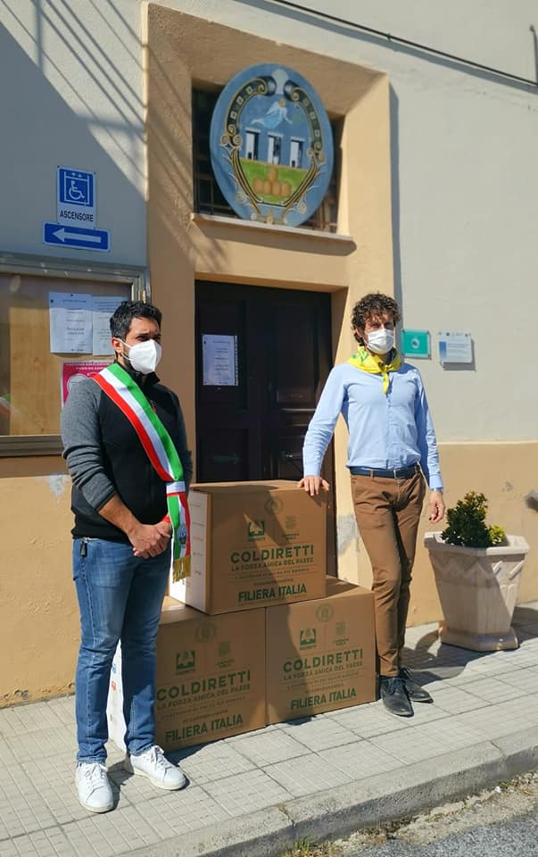 COLDIRETTI RIETI A PASQUA PORTA IN TAVOLA LA SOLIDARIETA’: CONSEGNATI 40 QUINTALI DI PRODOTTI A 70 COMUNI