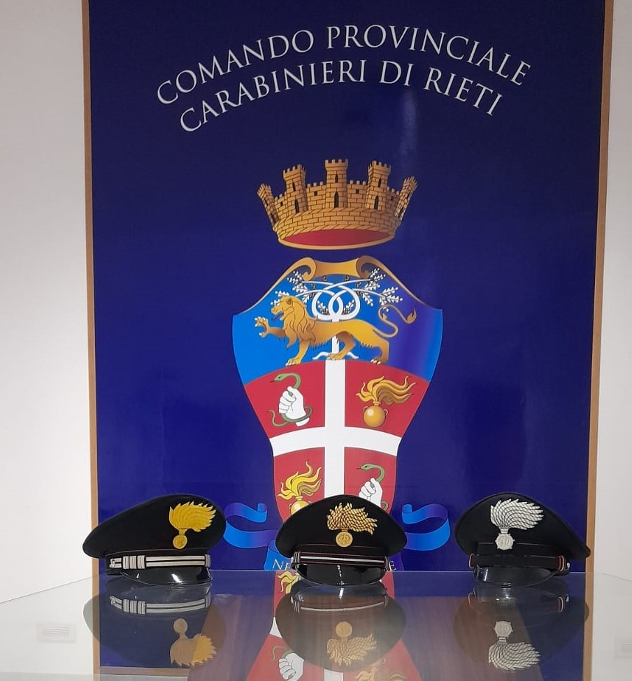 RIETI: 16 CARABINIERI NEOPROMOSSI, DUE MARESCIALLI E QUATTORDICI VICE BRIGADIERI