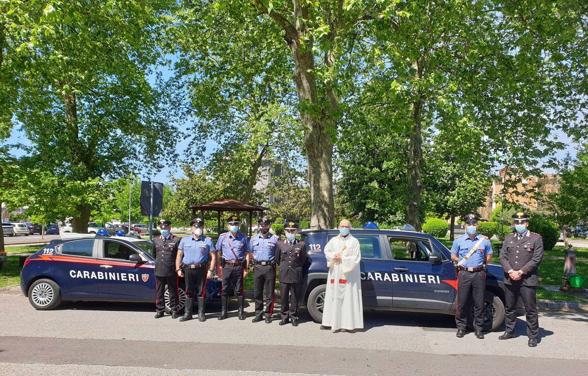 Festeggiamenti Santa Rita, benedetti anche gli automezzi dei Carabinieri