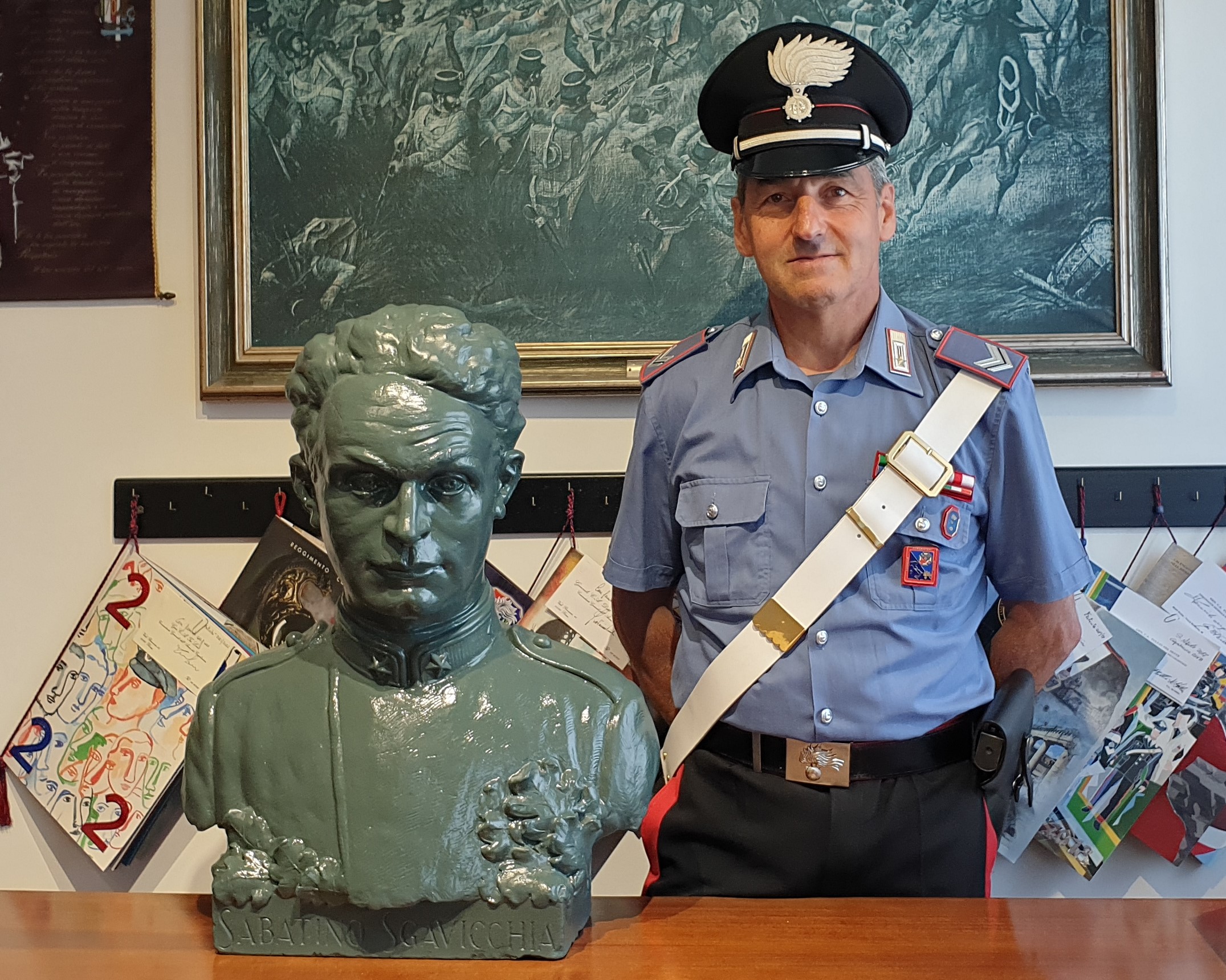 CARABINIERI RIETI, COMMEMORATO IL CARABINIERE SABATINO SGAVICCHIA DI BELMONTE SABINO UCCISO NEL 1922