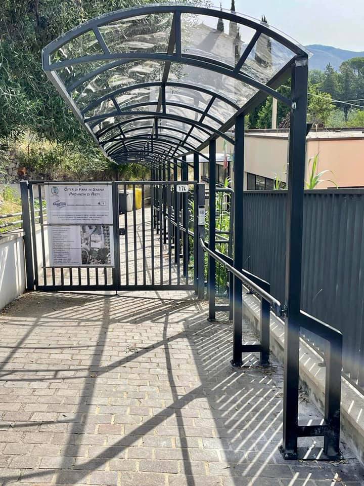 Camminamento coperto alla scuola di Talocci, terminati i lavori