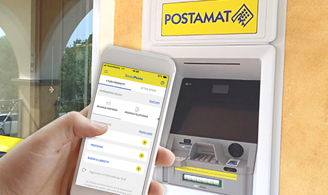 POSTE ITALIANE: ANCHE A RIETI E PROVINCIA ABILITATO IL PRELIEVO DI CONTANTI CON LO SMARTPHONE  DAGLI ATM POSTAMAT