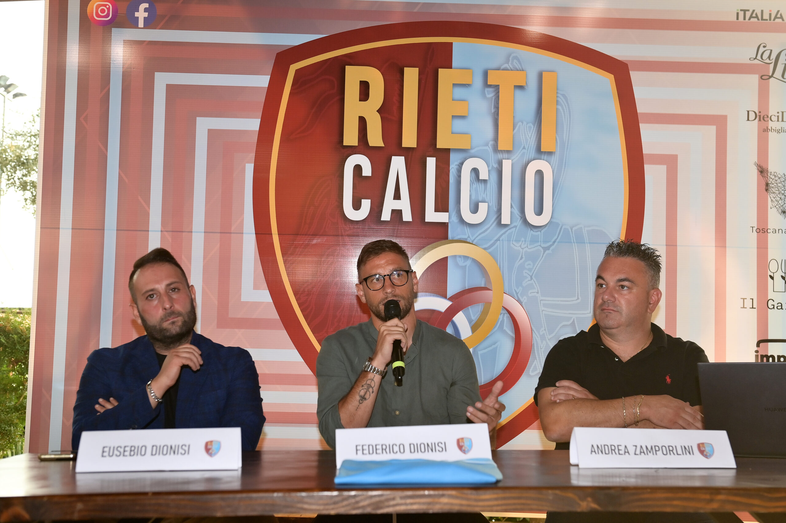 Presentato il progetto della Nuova Rieti Calcio. Dionisi: “Giovani, professionalità del territorio e trasparenza saranno alla base”