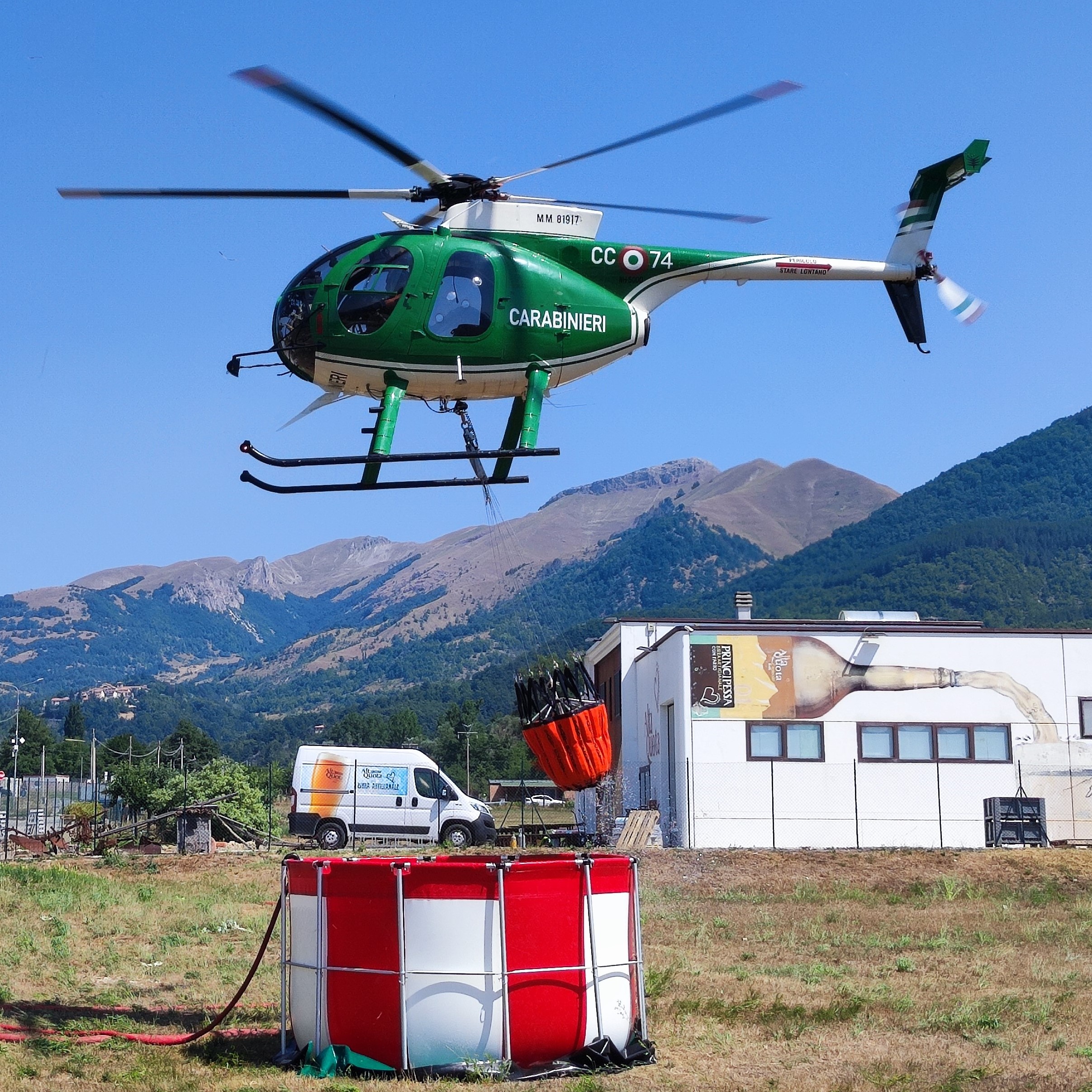 Spegnimento incendi, 28 i “supporti aerei” del nucleo elicotteri Carabinieri