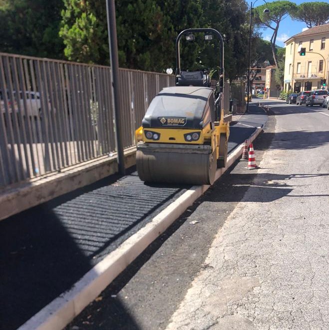 Via Salaria, proseguono i lavori. Il 14 settembre l’intervento per l’asfalto
