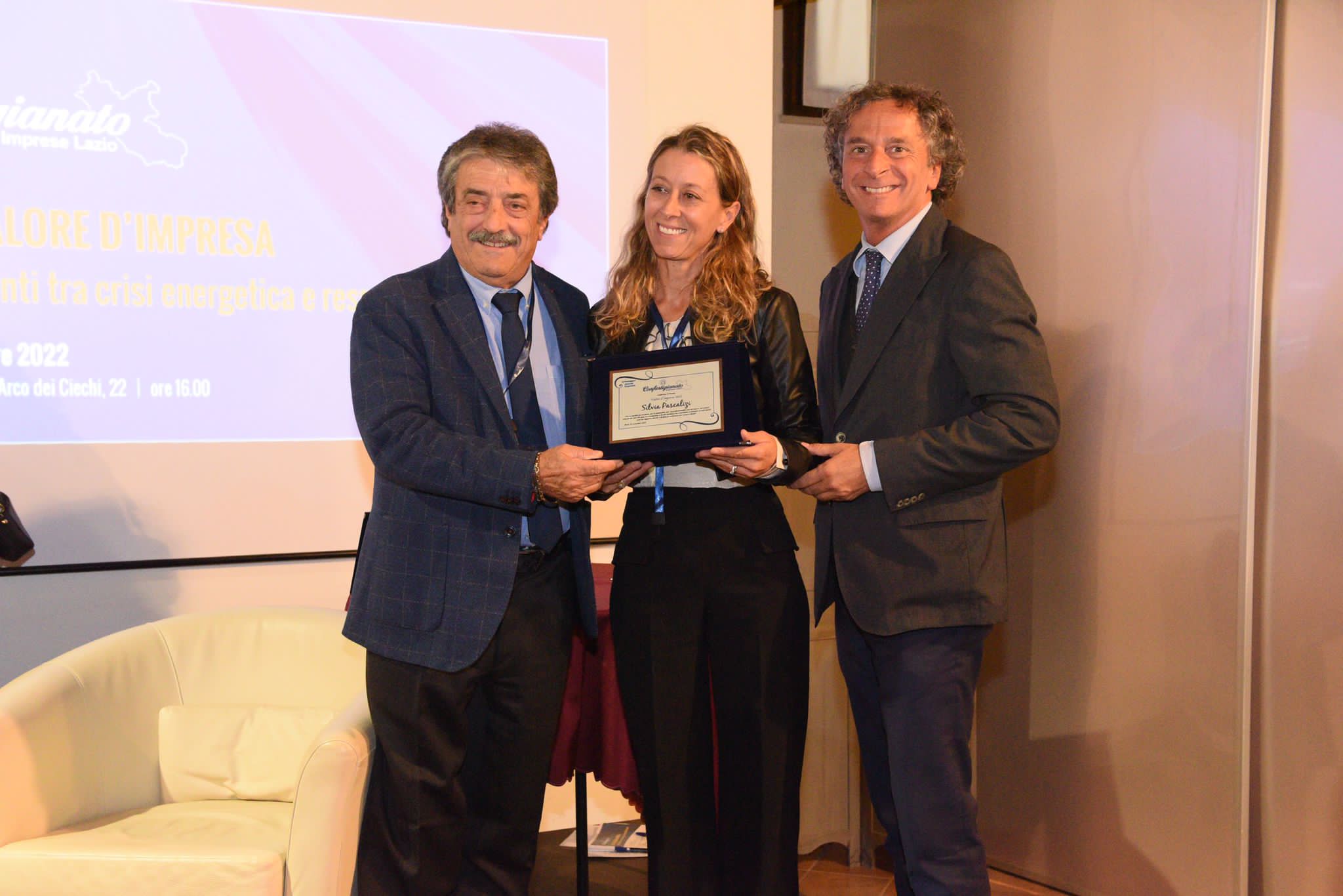 Lazio è Valore di Impresa: a Rieti l’assemblea annuale di Confartigianato Lazio. Premiata l’imprenditrice reatina Silvia Pascalizi