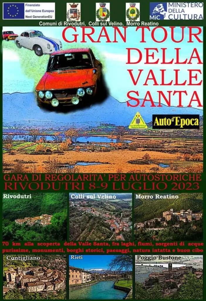 8 e 9 luglio, atteso a Rivodutri il Gran tour della Valle Santa