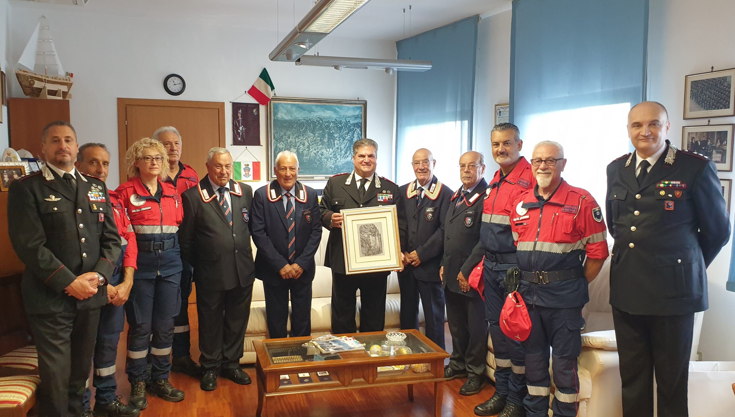 L’ASSOCIAZIONE NAZIONALE CARABINIERI SALUTA IL COMANDANTE BRUNO BELLINI