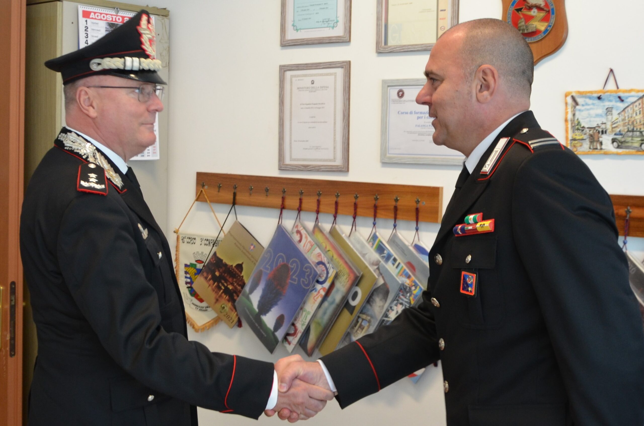 IL COMANDANTE DELLA LEGIONE CARABINIERI “LAZIO” PER LA PRIMA VOLTA IN VISITA AL COMANDO PROVINCIALE DI RIETI