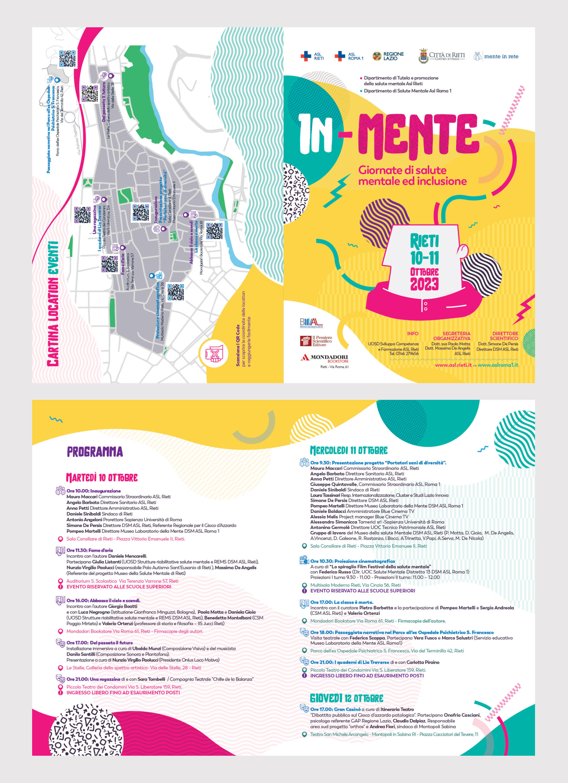 Giornata Mondiale della Salute Mentale, il 10 e l’11 ottobre evento della Asl di Rieti