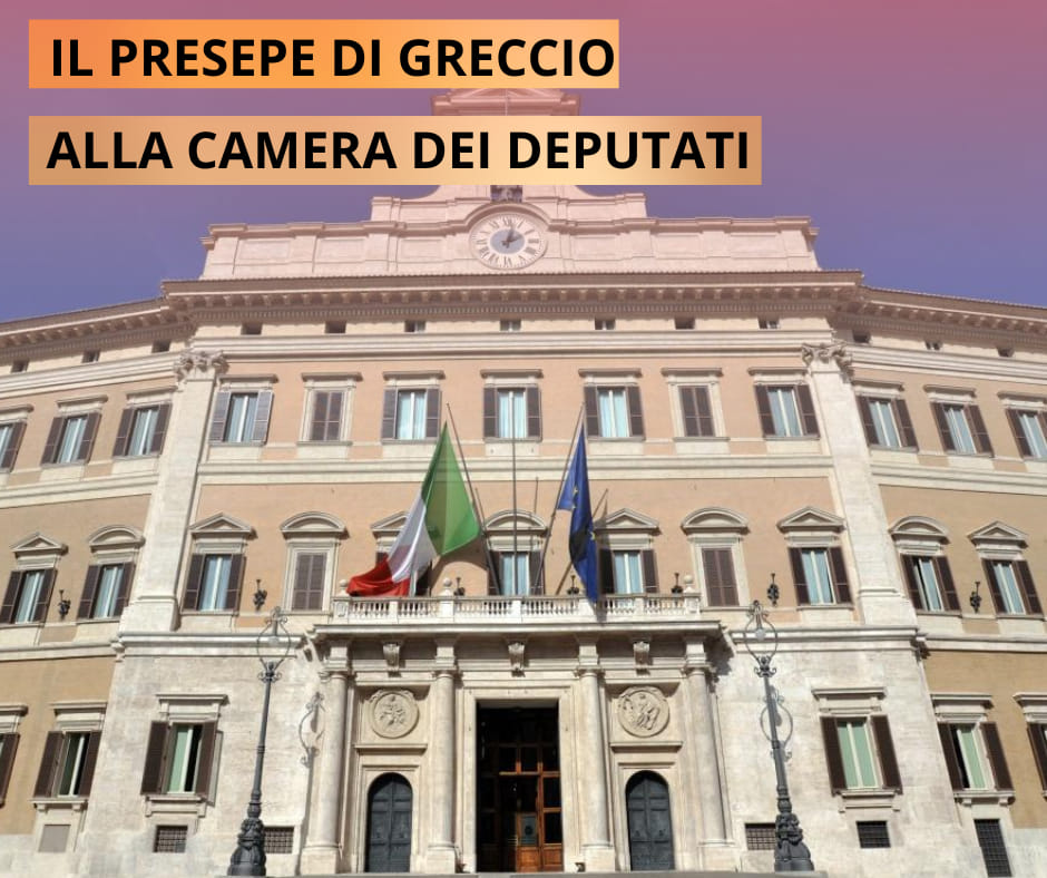 GRECCIO, ALLA CAMERA DEI DEPUTATI IL PRESEPE DEGLI 800 ANNI
