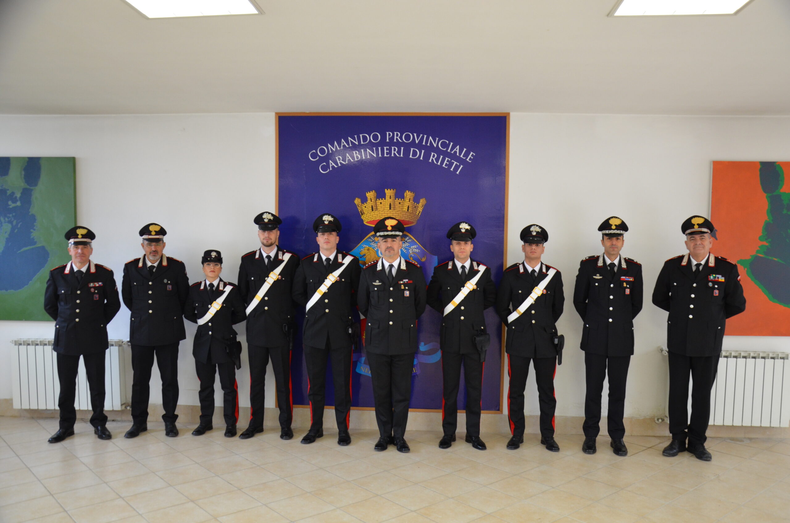 ARRIVANO 5 NUOVI CARABINIERI TRA RIETI, POGGIO MIRTETO E CASTELNUOVO DI FARFA