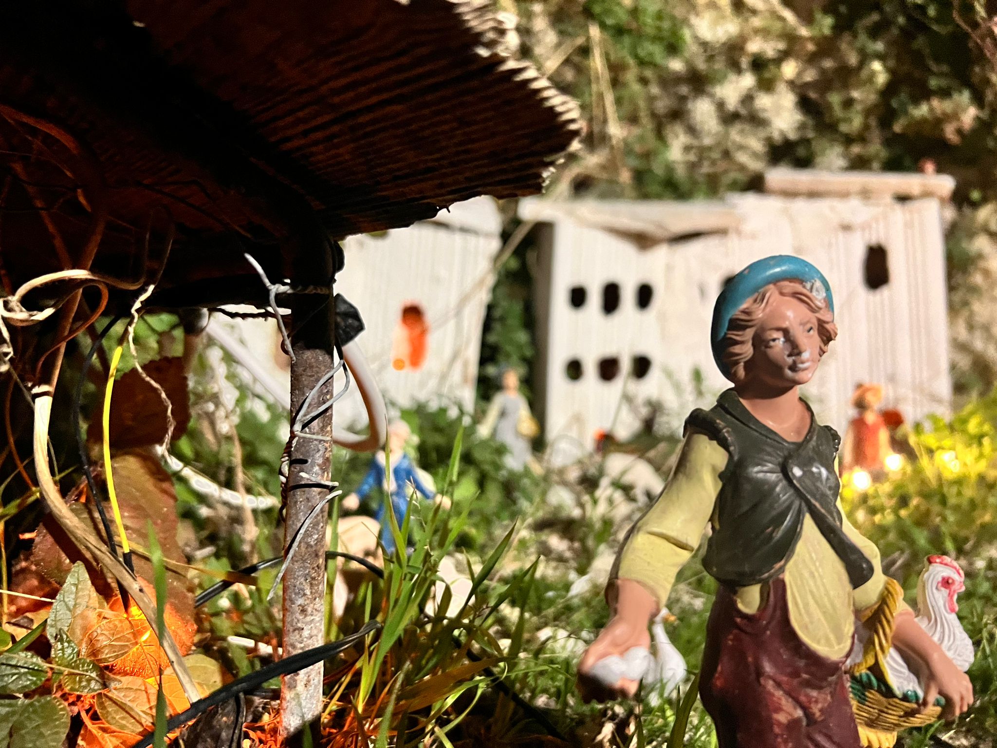 SINIBALDI E NOBILI IN VISITA AL PRESEPE DI MAGLIANELLO ALTO