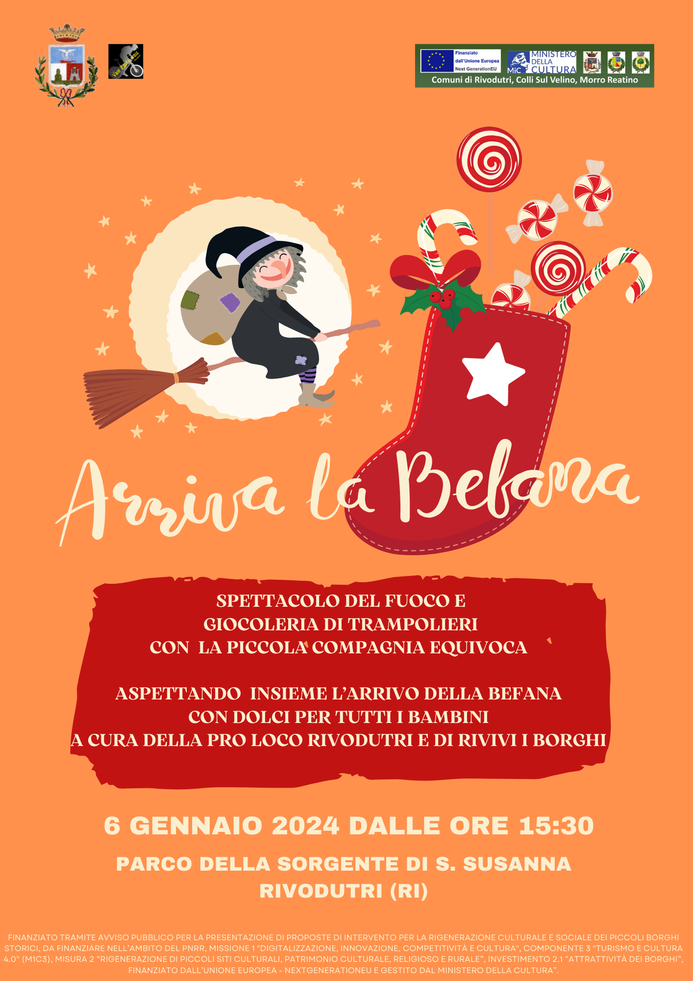 Festa dell’Epifania doppia a Rivodutri