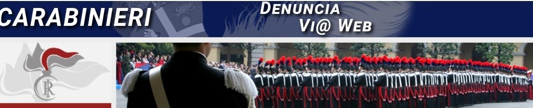 I CARABINIERI ATTIVANO UNA NUOVA VERSIONE DELLA DENUNCIA “VI@ WEB”