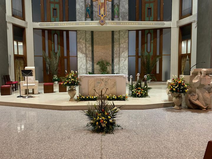 REGINA PACIS, ULTIMI PREPARATIVI PER LA VEGLIA PASQUALE