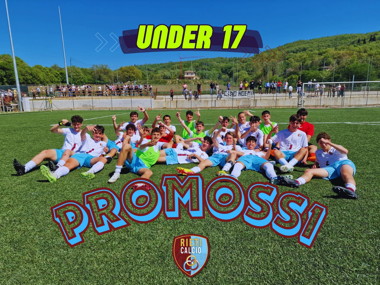 Nuova Rieti Calcio, U17 promossa in Elite con tre turni d’anticipo
