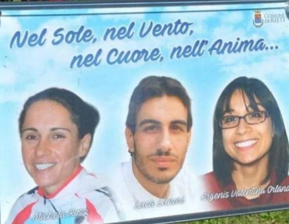 Rieti commemora Luca, Michela e Valentina, vittime del terremoto del 2009
