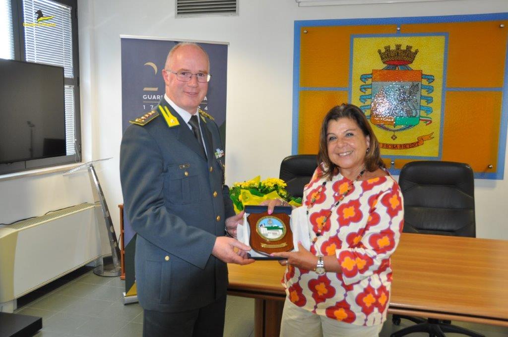IL PREFETTO DI RIETI VISITA IL COMANDO PROVINCIALE DELLA GUARDIA DI FINANZA