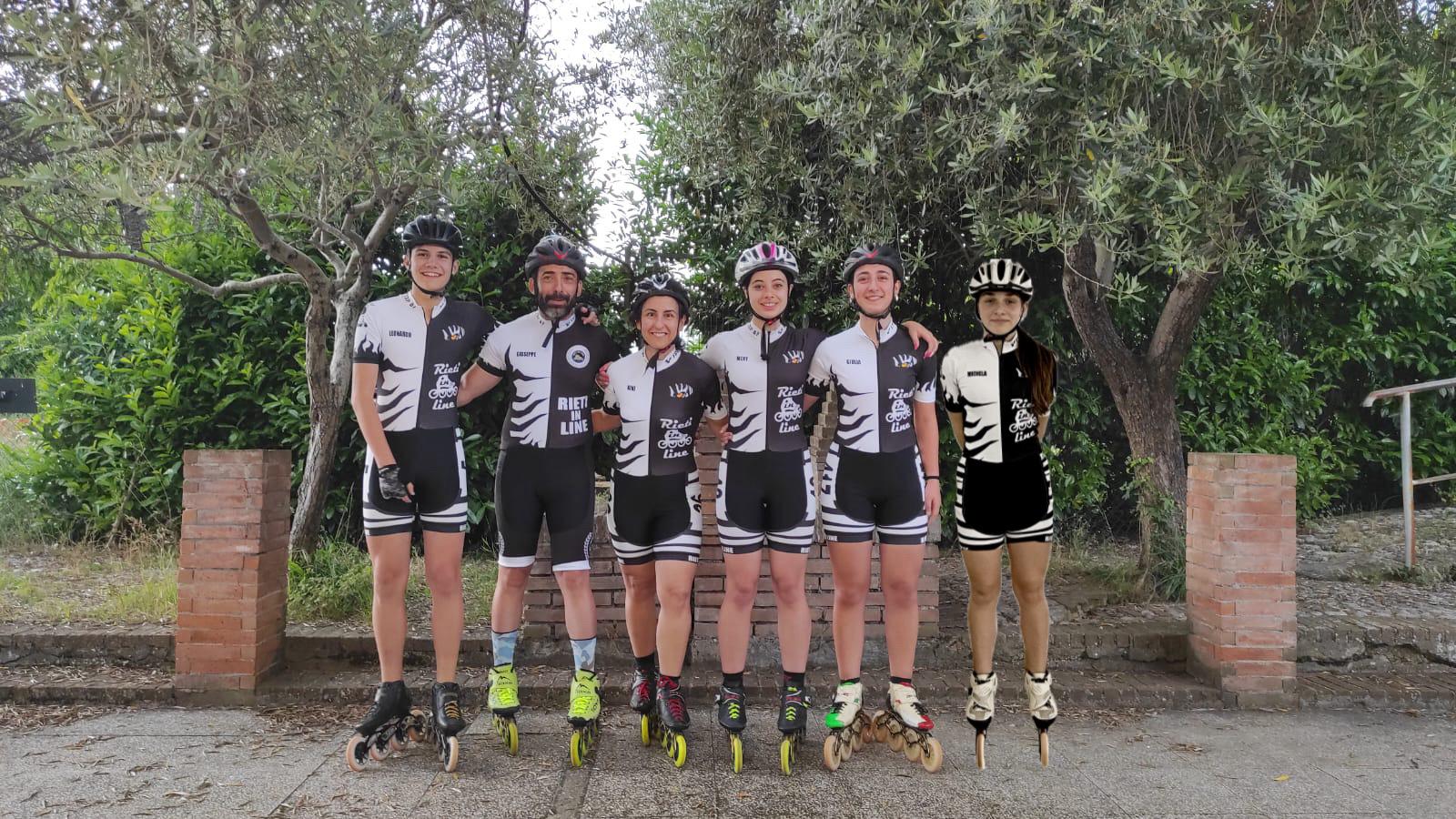 LA RIETI IN LINE PARTE PER I CAMPIONATI ITALIANI FEDERALI DI PATTINAGGIO CORSA