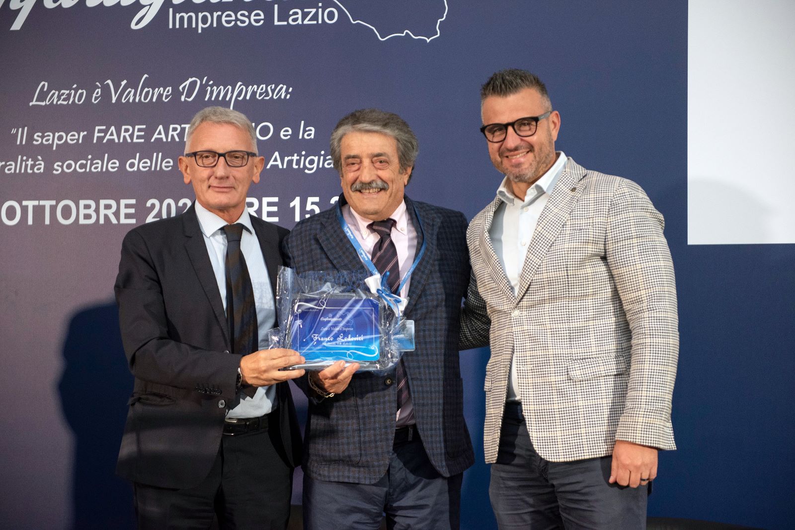 Premio alla carriera a Franco Lodovici, Presidente di Confartigianato Imprese Rieti