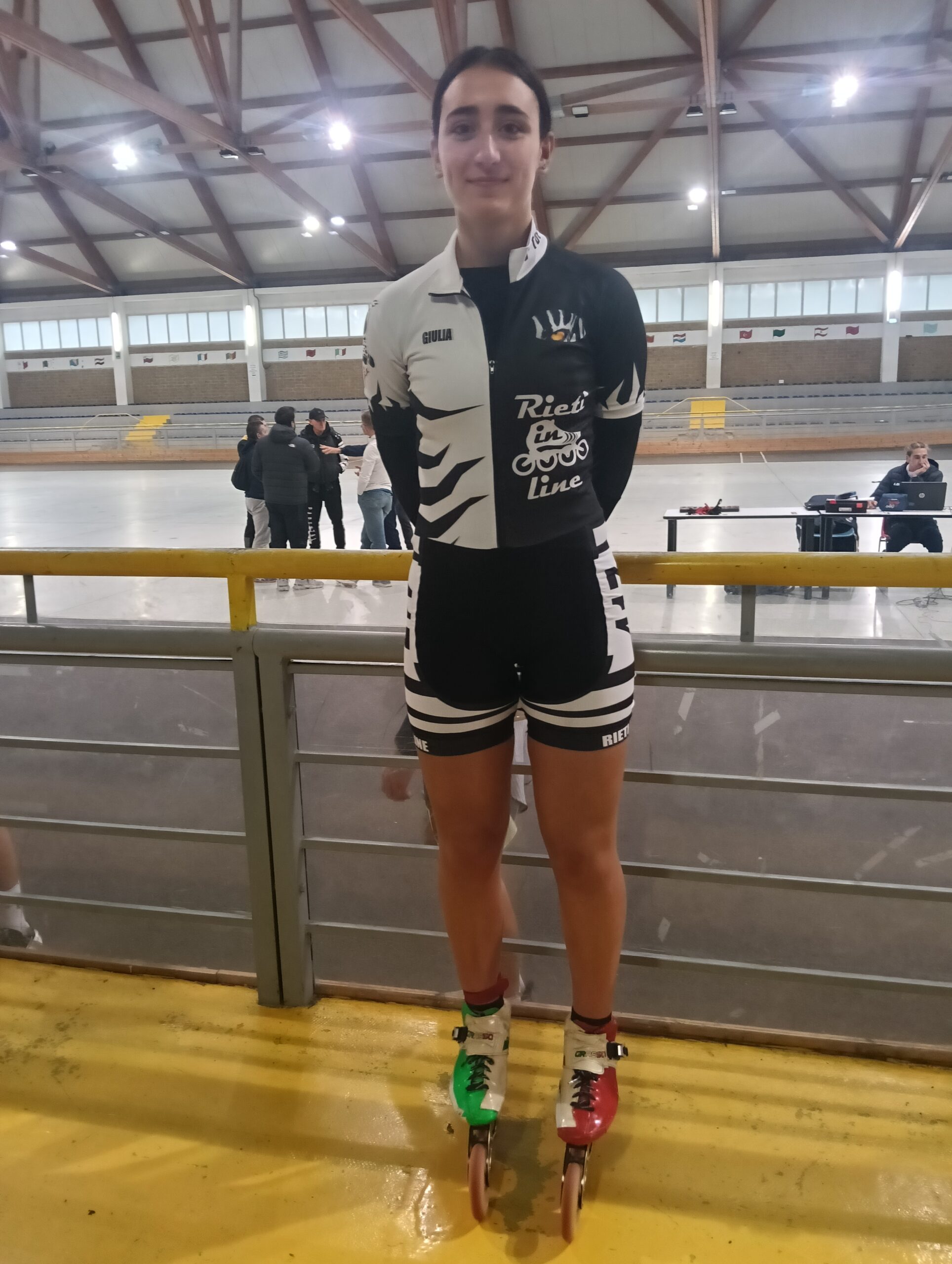 Giulia Paolantoni della Rieti in Line convocata dalla Federazione Italiana Sport Rotellistici agli allenamenti di Pescara