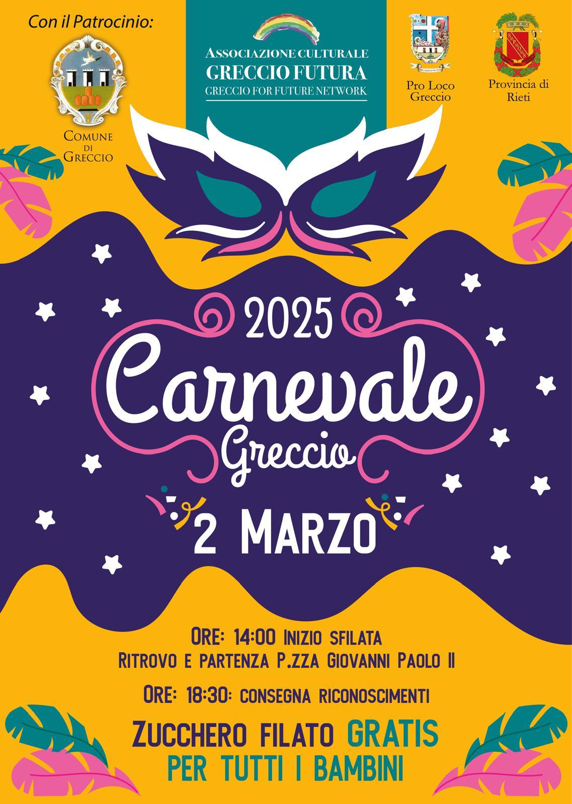 Tutto pronto a Greccio per il ritorno del Carnevale