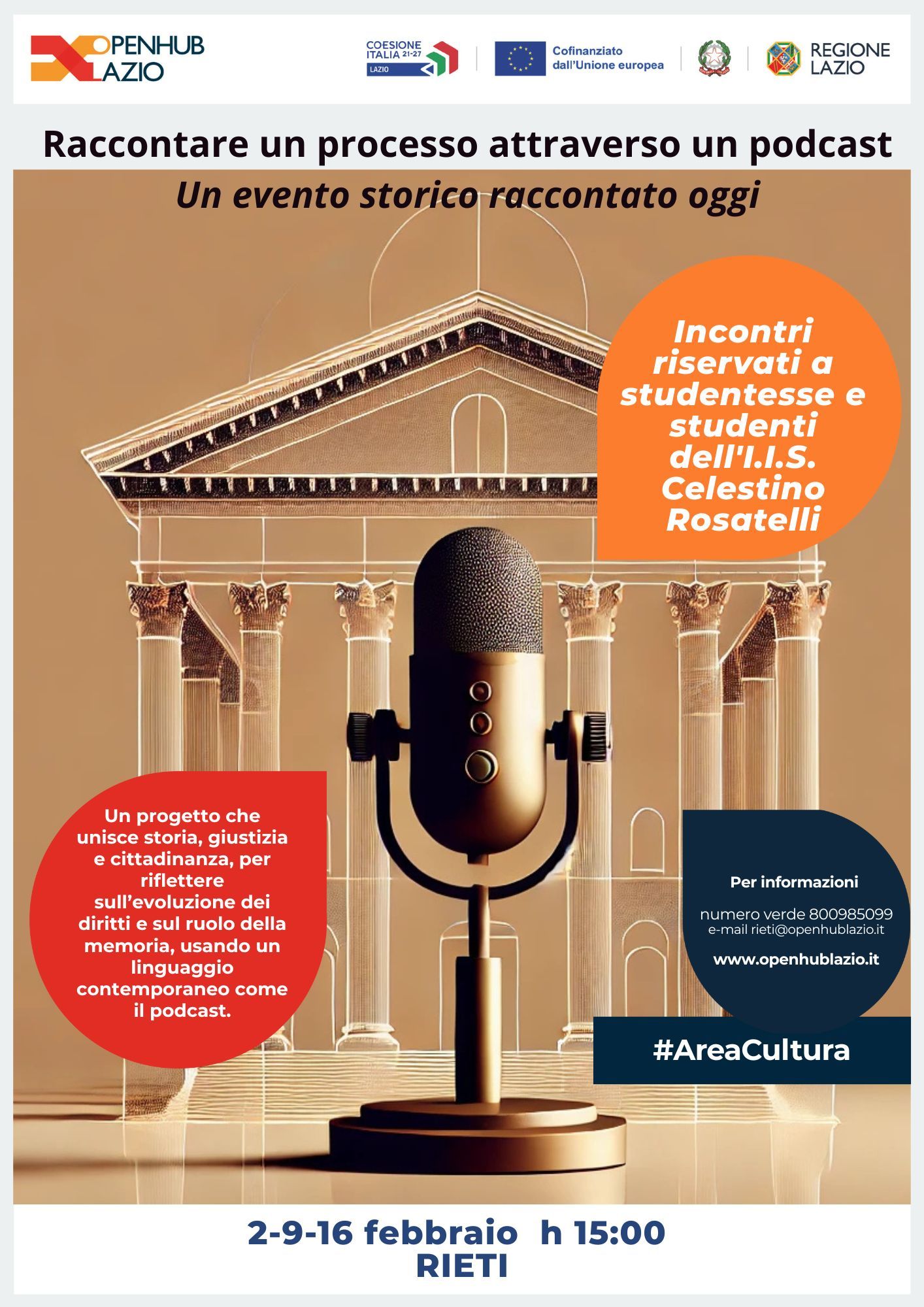 Locandina Podcast Rosatelli 2026