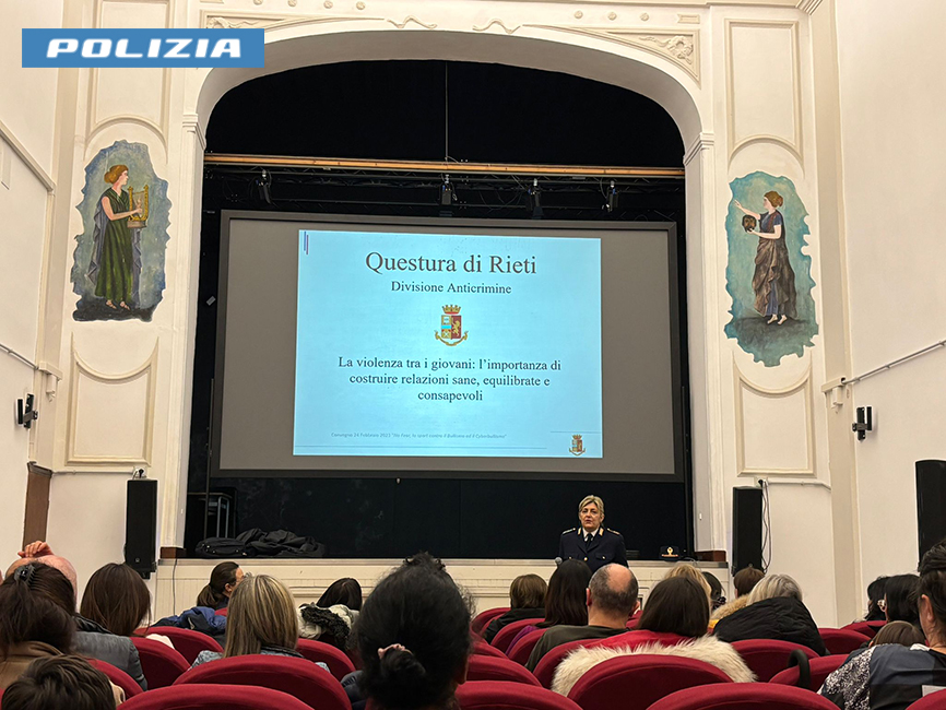 bullismo Questura di Rieti 1