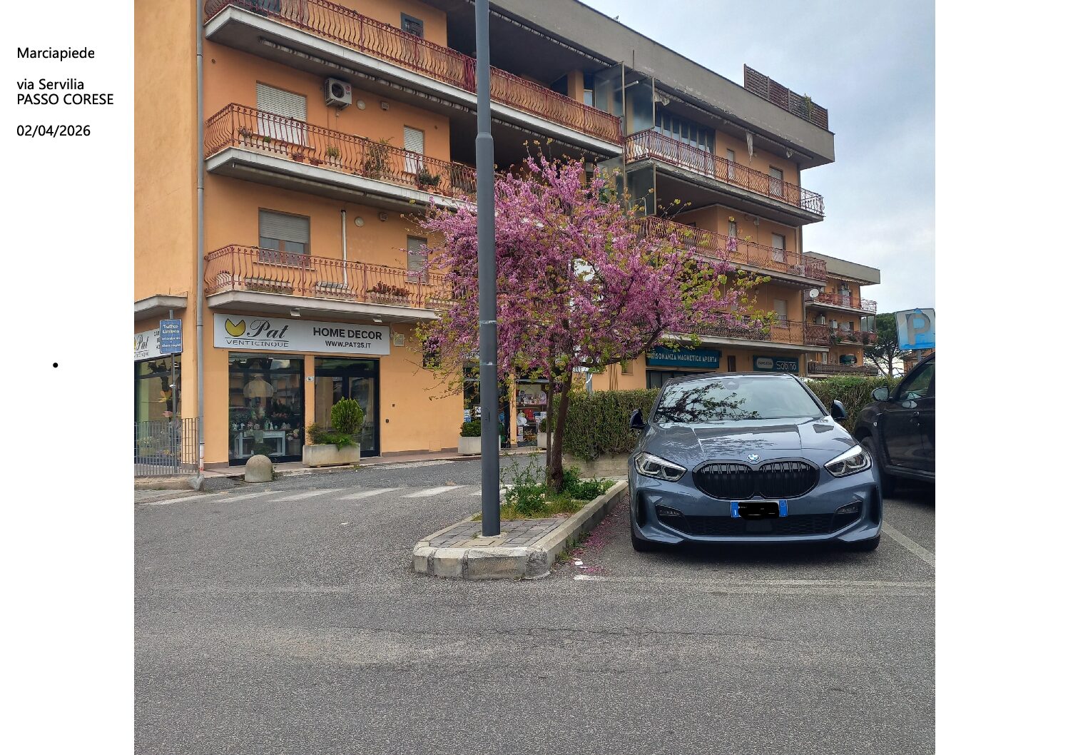 LETTERA AL SINDACO CUNEO: “POTATURA IMPROVVISATA SUI MARCIAPIEDI DI PASSO CORESE”